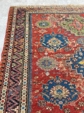 Mid-19th Century Caucasian Sumak Size: 150x194 cm                          