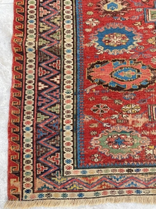 Mid-19th Century Caucasian Sumak Size: 150x194 cm                          