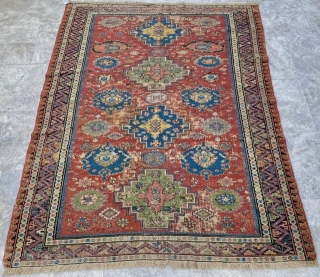 Mid-19th Century Caucasian Sumak Size: 150x194 cm                          