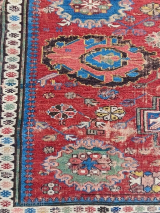 Mid-19th Century Caucasian Sumak Size: 150x194 cm                          