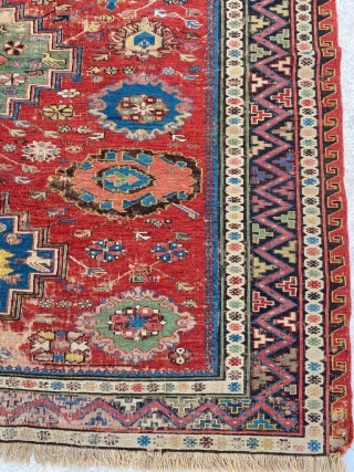 Mid-19th Century Caucasian Sumak Size: 150x194 cm                          