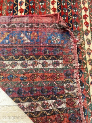 19th Century Rare Khamseh Sample Original and Unusual Size. Size: 80x90 cm                     