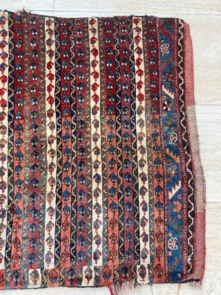 19th Century Rare Khamseh Sample Original and Unusual Size. Size: 80x90 cm                     