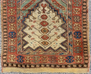 Konya Prayer Rug Circa 1840 Size: 95x127 cm                         