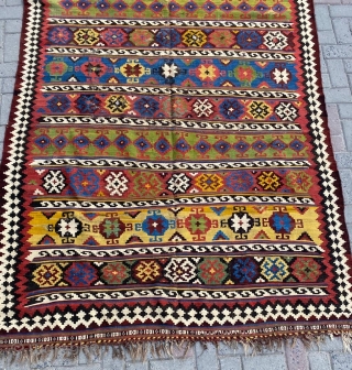 Qashqai Kilim Circa 1870 Size: 175x295 cm                          