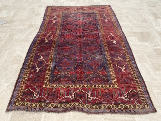 Beshir Main Carpet Circa 1860 Size: 210x340 cm                         