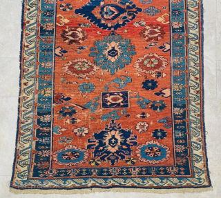 Seychour Sumak Circa 1870 Size: 100x285 cm.
Please contact directly. Halilaydinrugs@gmail.com                       