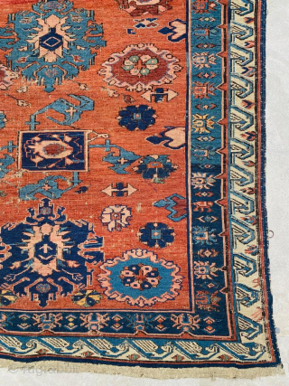 Seychour Sumak Circa 1870 Size: 100x285 cm.
Please contact directly. Halilaydinrugs@gmail.com                       