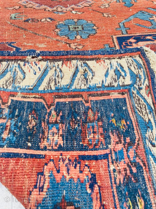 Seychour Sumak Circa 1870 Size: 100x285 cm.
Please contact directly. Halilaydinrugs@gmail.com                       