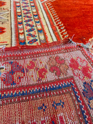 Milas Prayer Rug Circa 1870 Size: 105x140 cm
Please contact directly. Halilaydinrugs@gmail.com                      