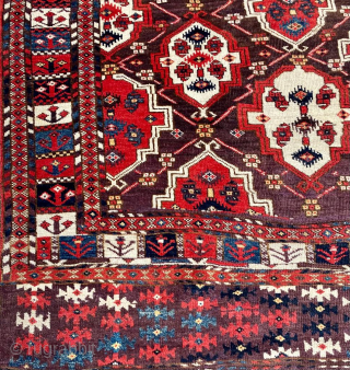 Mid-19th Century Turkmen Chodor Main Carpet Size: 190x310 cm Please contact directly. Halilaydinrugs@gmail.com                    