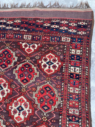 Mid-19th Century Turkmen Chodor Main Carpet Size: 190x310 cm Please contact directly. Halilaydinrugs@gmail.com                    
