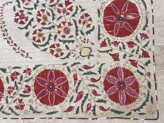 19th Century Bukhara Suzani Size: 150x245 cm
Please contact directly. Halilaydinrugs@gmail.com                       