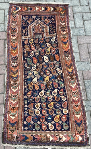 Akstafa Prayer Rug it has dated 1882 Size: 75x155 cm
Please contact directly. Halilaydinrugs@gmail.com                    