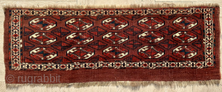 Yomut Torba Circa 1850 Size: 38x110 cm.
Please contact directly. Halilaydinrugs@gmail.com
                       
