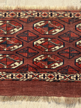 Yomut Torba Circa 1850 Size: 38x110 cm.
Please contact directly. Halilaydinrugs@gmail.com
                       