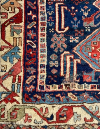 Early Northwest Persian Rug Fragment Circa 1800’s Size: 112x170 cm. Please contact directly. Halilaydinrugs@gmail.com                   