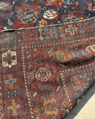 Late 19th Century Afshar Carpet Size: 245x425 cm.
Please contact directly. Halilaydinrugs@gmail.com                      