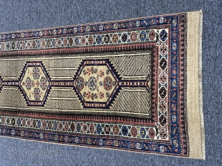 Antique Serap runner rug, circa 1900s. 
Dimensions : 557 x 80 cm (18.3" x 2.63" feet)
In perfect condition
Inquires are welcome via halilkokogluu@gmail.com           