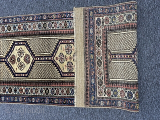 Antique Serap runner rug, circa 1900s. 
Dimensions : 557 x 80 cm (18.3" x 2.63" feet)
In perfect condition
Inquires are welcome via halilkokogluu@gmail.com           