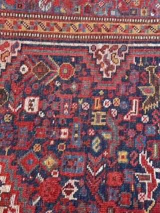 Antique Khamseh Circa 1880 

5” x 9’1” feet ( 1,50 x 2,76 cm ) 

All original very nice colors and nice condition. 

Inquiry: halilkokogluu@gmail.com .

Also, you can simply find my further contact  ...