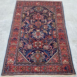 Small format Late 19th Century Perfect Condition Persian Mahal Size: 132 x 202 cm                   