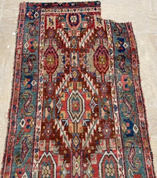 Northwest Persian Rug Circa 1800 Size: 90x335 cm                         