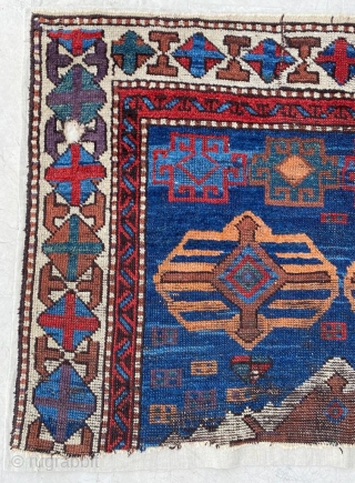 Anatolian Kurdish Fragment Circa 1800 Size:85x120 Cm                          