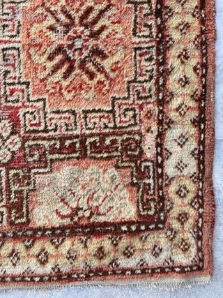 Middle of the 19th Century Khotan Rug in original condition. Size: 75x100 cm                    