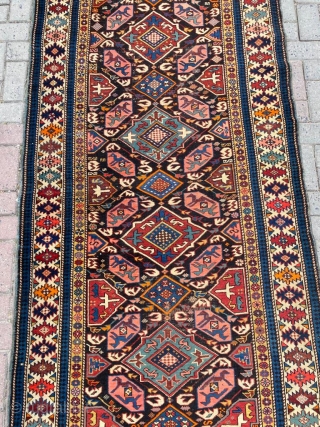 Shirvan Rug Circa 1890 Size: 110x360 cm                          