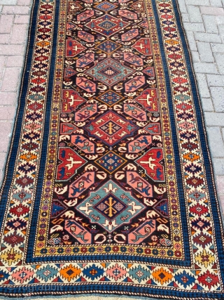 Shirvan Rug Circa 1890 Size: 110x360 cm                          