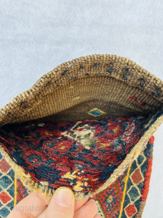 Kurdish Jaf saltbag,1880 circa,size 60x37cm
Please Contact this email for more information. 
hamidparsacarpet@yahoo.com                     