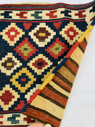 Shahsevan kilim bag 1880 circa size 37x37cm
Please Contact this email for more information. 
hamidparsacarpet@yahoo.com                   
