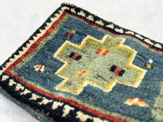 Excellent Qashqai Gabbeh chanteh circa 1880 in pertect condition size 30x25cm
Please Contact this email for more information. 
hamidparsacarpet@yahoo.com               