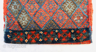 Kurdish saltBag circa 1880 all good natural colors and very good condation size60x35Cm
Please Contact this email for more information.
hamidparsacarpet@yahoo.com              