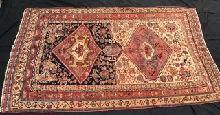 Khamseh rug 1870 circa size 180x110cm                           