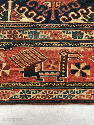  Shahsavan sumack mafrash main panel, also called The Peacock panel. Cm 46x107 ca 2nd half of the 19th century. Please Contact this email for more information.
hamidparsacarpet@yahoo.com      