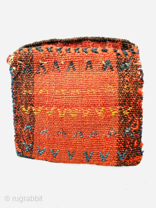 rare Qashqai miniature bag, circa 1880 — all natural dyes with a very attractive weaving technique.Please Contact this email for more information.
hamidparsacarpet@yahoo.com           