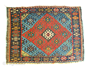 Kurdish Jaf 1880 circa with beautiful natural colors and good condition wool on wool>>size65x48cm	Please Contact this email for more information.
hamidparsacarpet@yahoo.com             