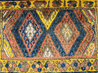 Large antique Jaf bagface 1880 circa all good colors and good condition. size 102x70cm Please Contact this email for more information.
hamidparsacarpet@yahoo.com            