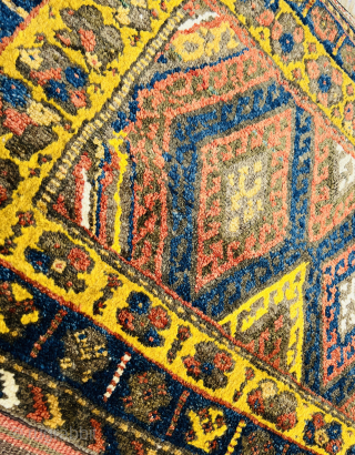 Large antique Jaf bagface 1880 circa all good colors and good condition. size 102x70cm Please Contact this email for more information.
hamidparsacarpet@yahoo.com            