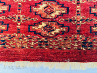 rare antique Turkmen Tekke mafrash/kap from the mid 19th century size 74x29Cm. good condition. Please Contact this email for more information.
hamidparsacarpet@yahoo.com            
