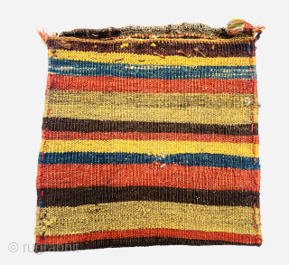  Qashqai chanteh 1880 circa all colors is natural and perfect condition size 28x29cm wool on wool Please Contact this email for more information.
hamidparsacarpet@yahoo.com         