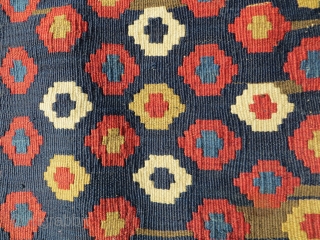 SHAHSAVAN complete khoorjin (Azarbaijan) , natural dyes Shiny wool and very Fine quality(100%wool)  size130x58cm                  