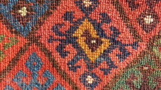 Jaf kurdish,wonderful natural colours and wool-circa 1880.size 60x70                         