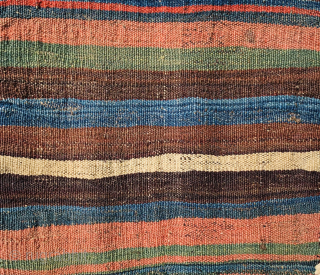 Gabbeh Qashqai bag 1880 circa all natural colors and in good condition size 30x31cm                   