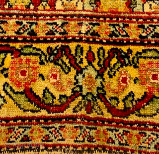 Magnificent Senneh saddle cover,circa 1850s,good condition-size 106x108cm
Please Contact this email for more information. 
hamidparsacarpet@yahoo.com                   