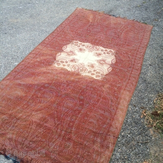  Antique European Shawl measuring 60" * 125"                         