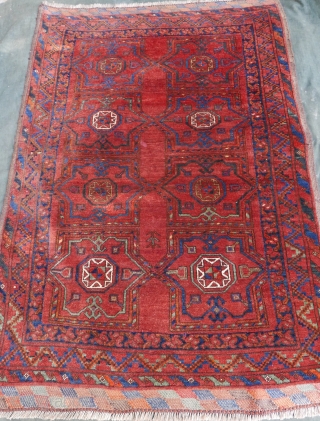 Fine Ersari rug   Excellent condition  Circa 1910-20   61"x 41"  Natural dyes  Very possibly a 'Dowry Rug', given the fine weave and the elegant shirazi at  ...