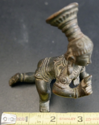 17th c  Hindu 'Balakrishna',  bronze,  4"H x 2"W. 

Museum quality but for a break in the fingers of the left hand.         